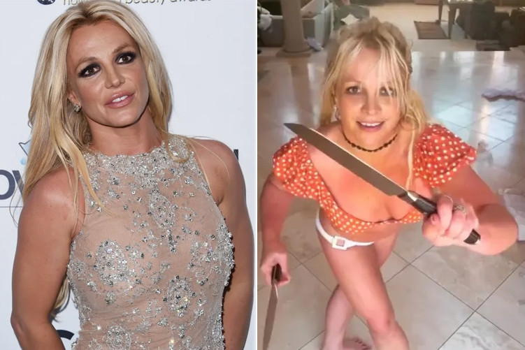 Britney Spears bị cảnh sát hỏi thăm sau khi đăng video múa dao lên mạng