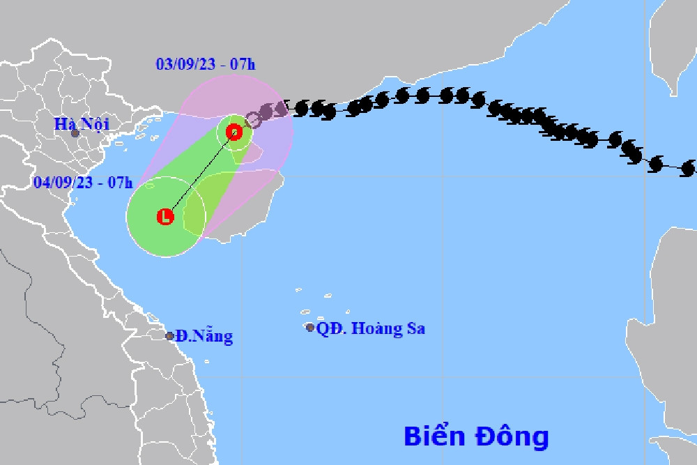 Bão số 3 Saola suy yếu thành áp thấp nhiệt đới, miền Bắc có mưa