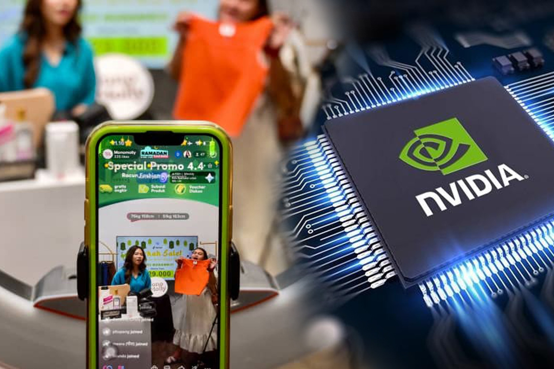 Indonesia cấm bán hàng trên TikTok, Nvidia đoạt