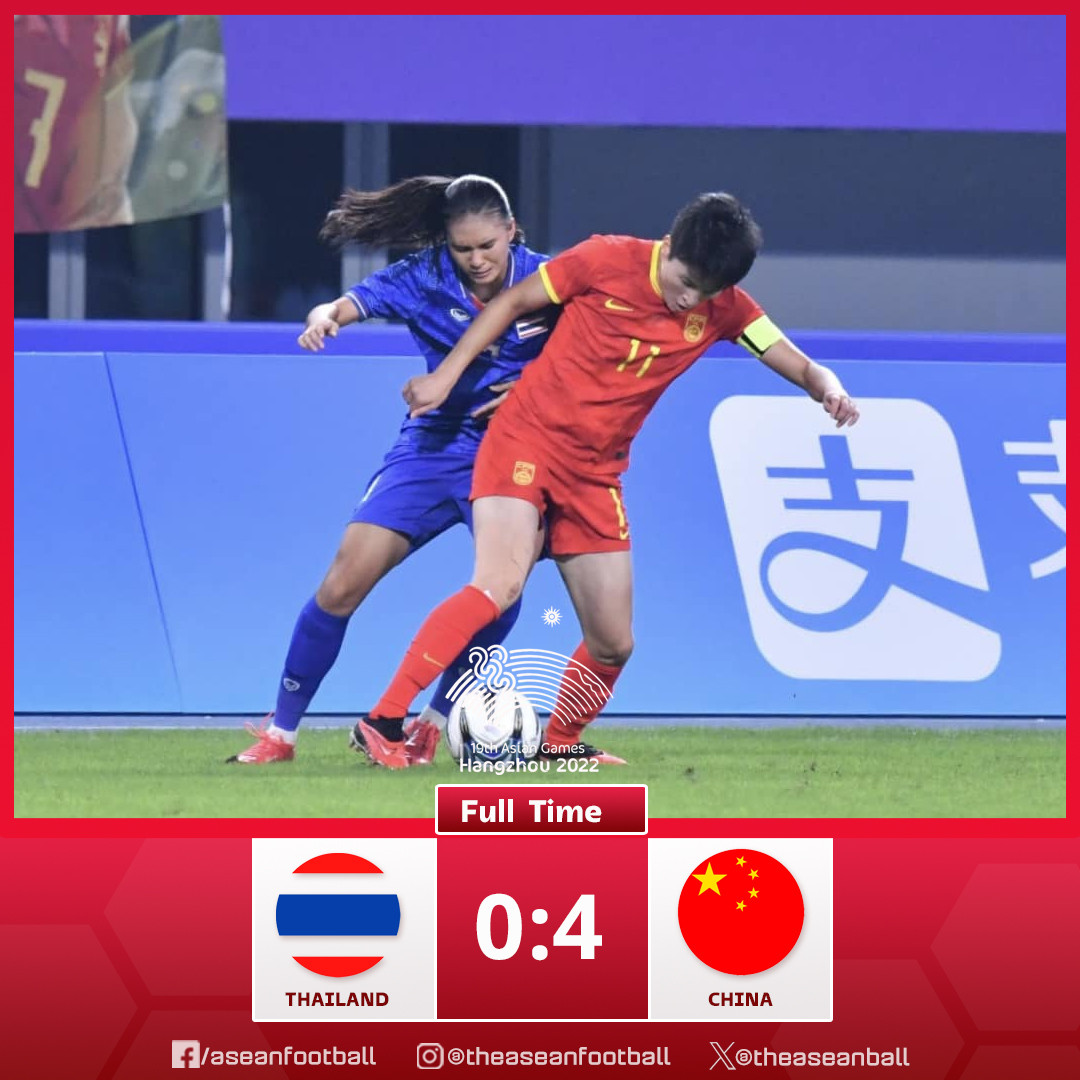 Kết quả bóng đá nữ ASIAD 19: Thái Lan thua thảm, Nhật Bản hạ Philippines 8-1