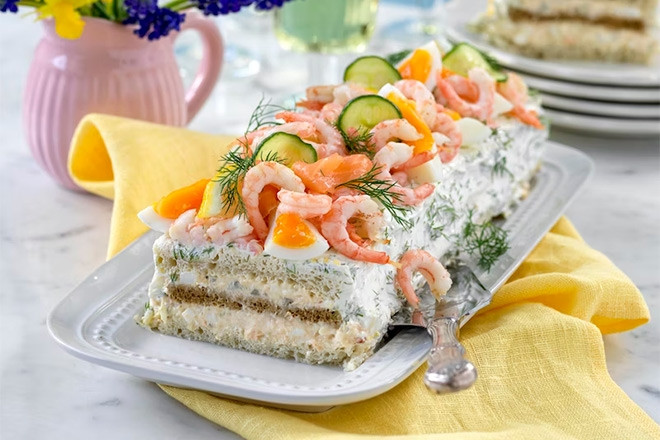 Bánh gato sandwich: Món đặc sản Thụy Điển ai cũng có thể tự làm