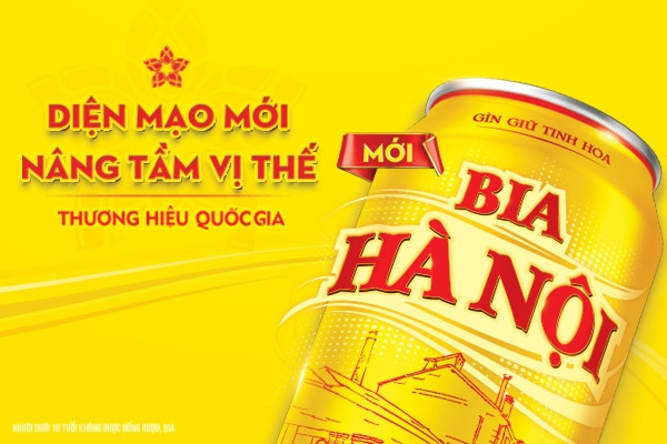 Bia Hà Nội ra mắt nhận diện thương hiệu mới
