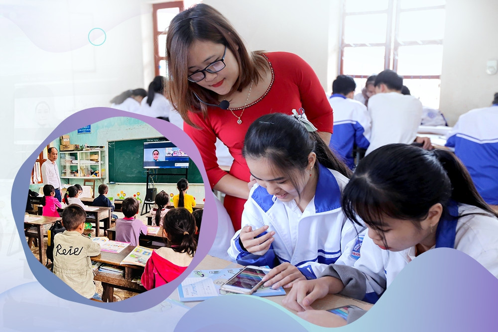 Cú xoay chuyển nhờ công nghệ: Từ trường tre, ván gỗ đến lớp học toàn cầu
