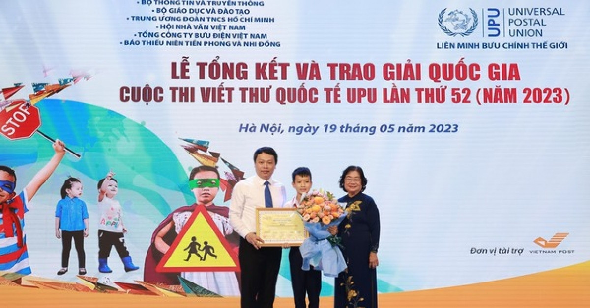 Local student wins UPU international letter writing competition