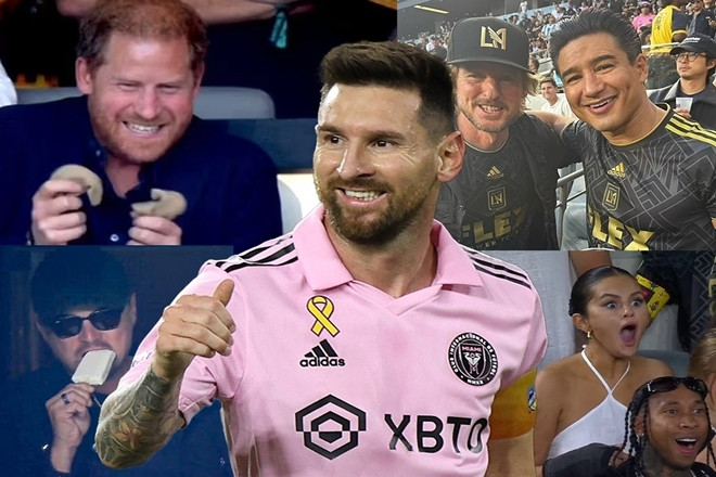 Tài tử Leonardo DiCaprio, David Beckham và dàn sao tới xem Messi thi đấu