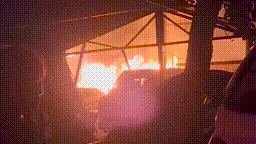 TP.HCM: Cháy lớn tại bãi phế liệu trong công ty điện tử lúc nửa đêm