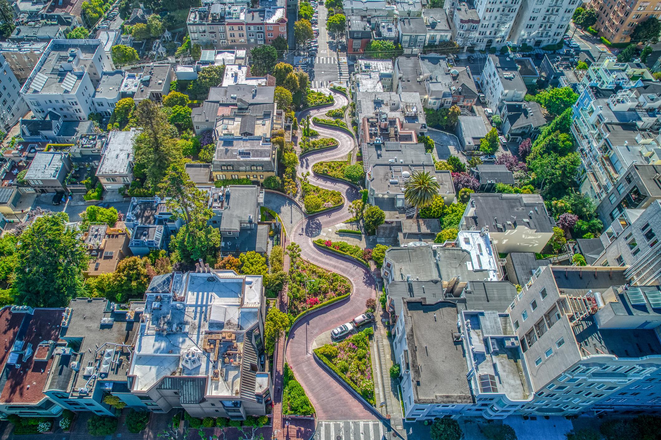 lombard street aerial getty images 6