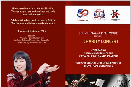 Mạng lưới Hữu nghị Việt-Anh tổ chức hòa nhạc từ thiện giúp trẻ em Việt Nam