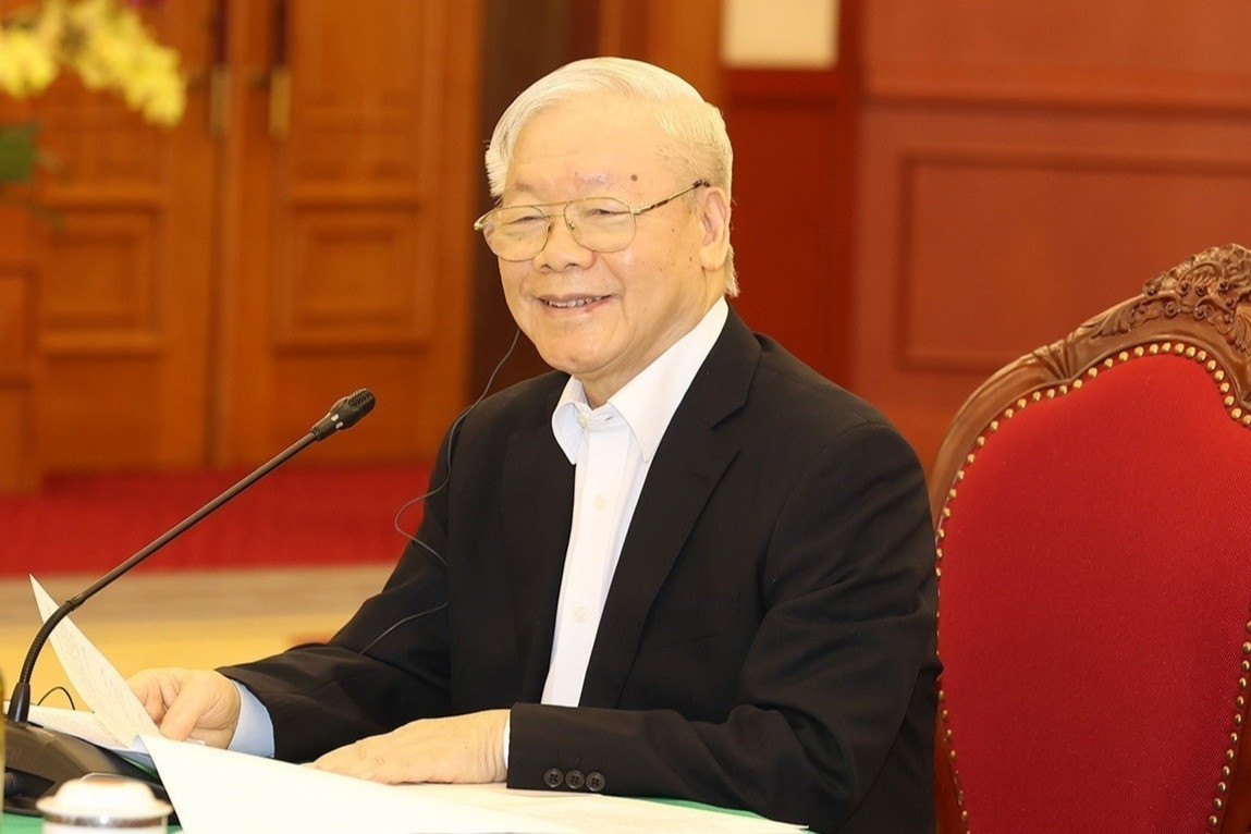 Tổng Bí thư Nguyễn Phú Trọng dự cuộc gặp cấp cao Việt Nam - Campuchia - Lào