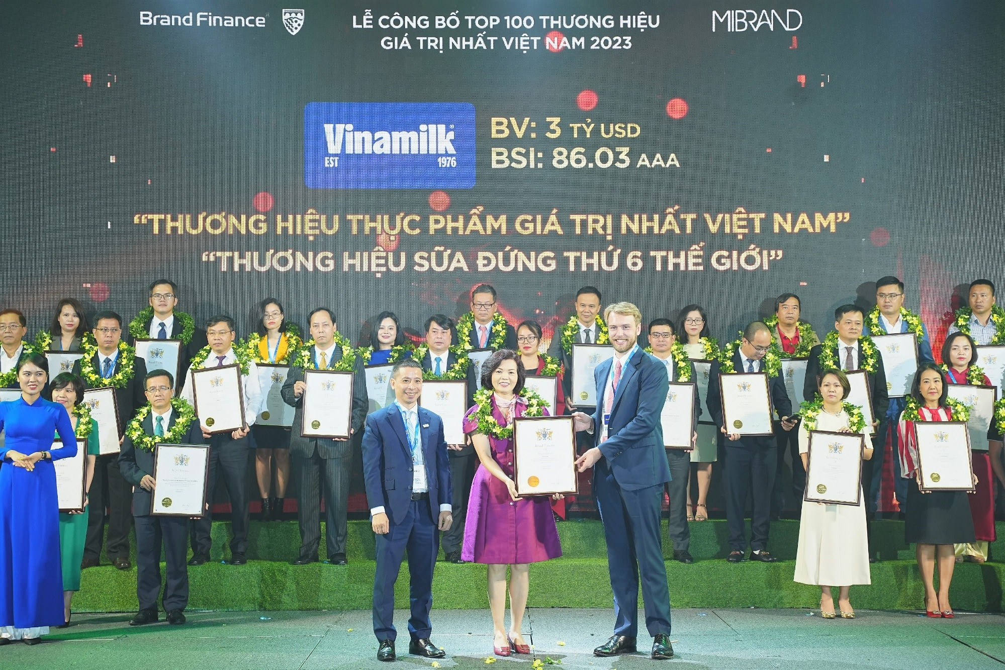 Vinamilk vào top 5 thương hiệu sữa có tính bền vững cao nhất toàn cầu