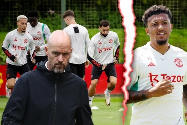 Các cầu thủ MU chán ngấy Jadon Sancho, muốn Erik Ten Hag tiễn sớm