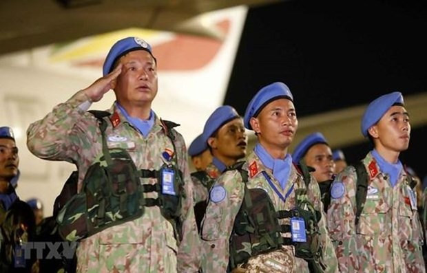 Image of Vietnam’s “blue berets” promoted to world hinh anh 1