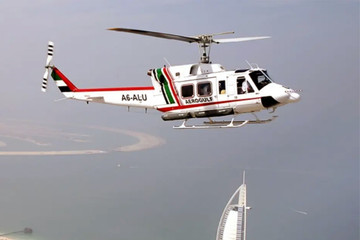 Rơi trực thăng ngoài khơi Dubai, toàn bộ tổ bay mất tích
