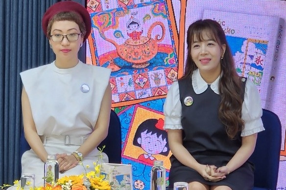 MC Diệp Chi thích thú với ấn bản 'Nhóc Maruko' phiên bản Việt