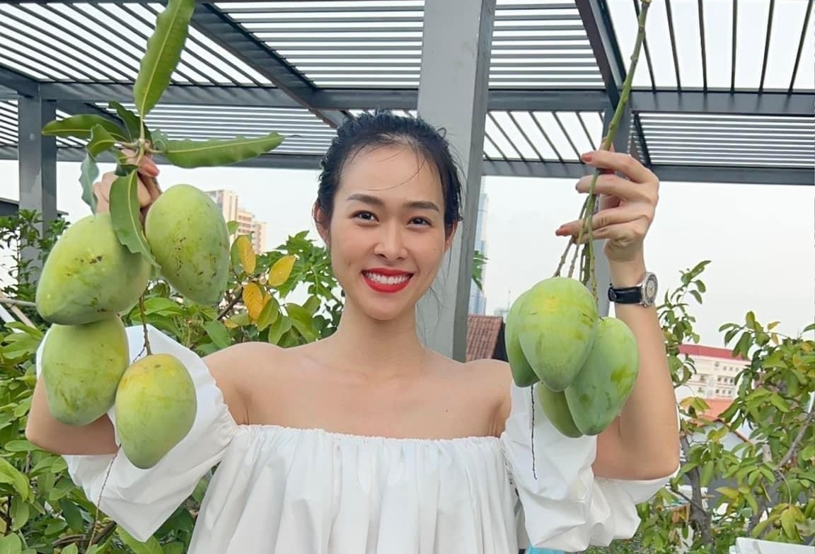 Nhà phố 100m2 'ai ngắm cũng ngất ngây' của diễn viên Diệp Bảo Ngọc