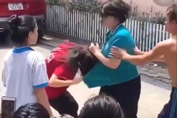 Vụ nữ sinh Nghệ An đánh bạn, lớn tiếng khi có người can: Hai nhóm từng xô xát