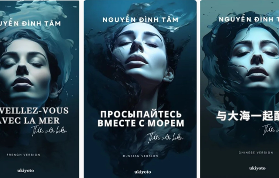 Trường ca 'Thức với biển' cùng lúc xuất bản bằng 5 ngôn ngữ