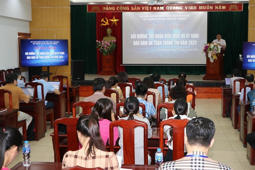 Thái Nguyên đào tạo an toàn thông tin cho gần 80 cán bộ