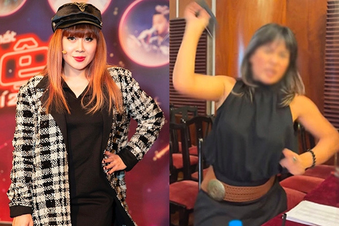 NSƯT Minh Huyền nhận sai, bị khiển trách vì ném điện thoại vào Lưu Thiên Hương