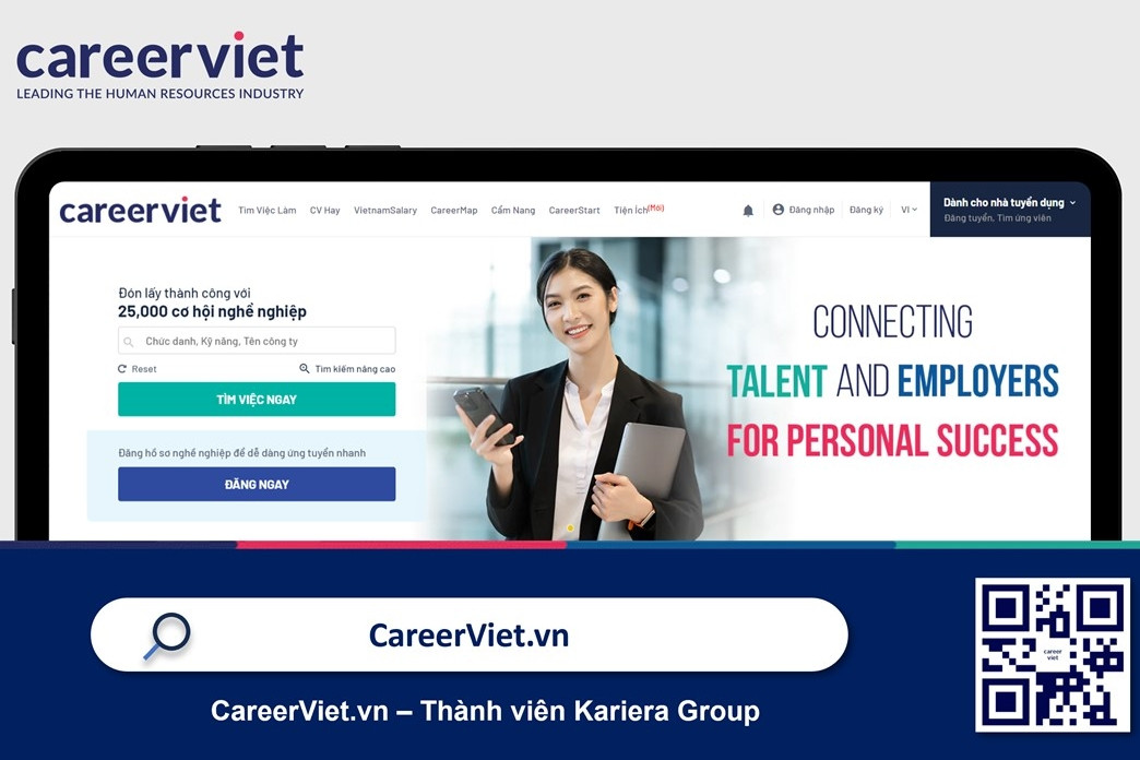 CareerBuilder Việt Nam đổi tên thương hiệu thành CareerViet