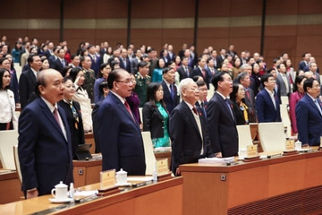 Party leader Nguyen Phu Trong attends legislature’s extraordinary session