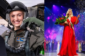 Nữ Thiếu úy không quân 22 tuổi đăng quang Hoa hậu Mỹ 2024