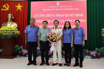 Ông Nguyễn Văn Hồng được bổ nhiệm lại chức Viện trưởng VKSND Đồng Tháp