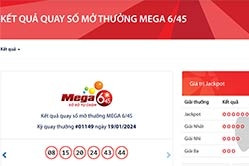 Giải độc đắc Vietlott hơn 48 tỷ đồng đã 'nổ'