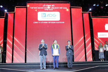 Tập đoàn Austdoor tăng 30 bậc trên BXH Top 500 doanh nghiệp lớn nhất Việt Nam