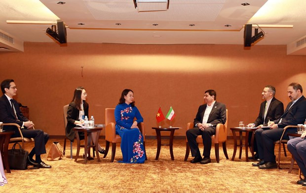 Vice President of Vietnam meets leaders of Uganda, UN, Iran hinh anh 3