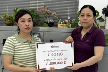 Bạn đọc ủng hộ anh Nguyễn Ngọc Hiệu gần 32 triệu đồng