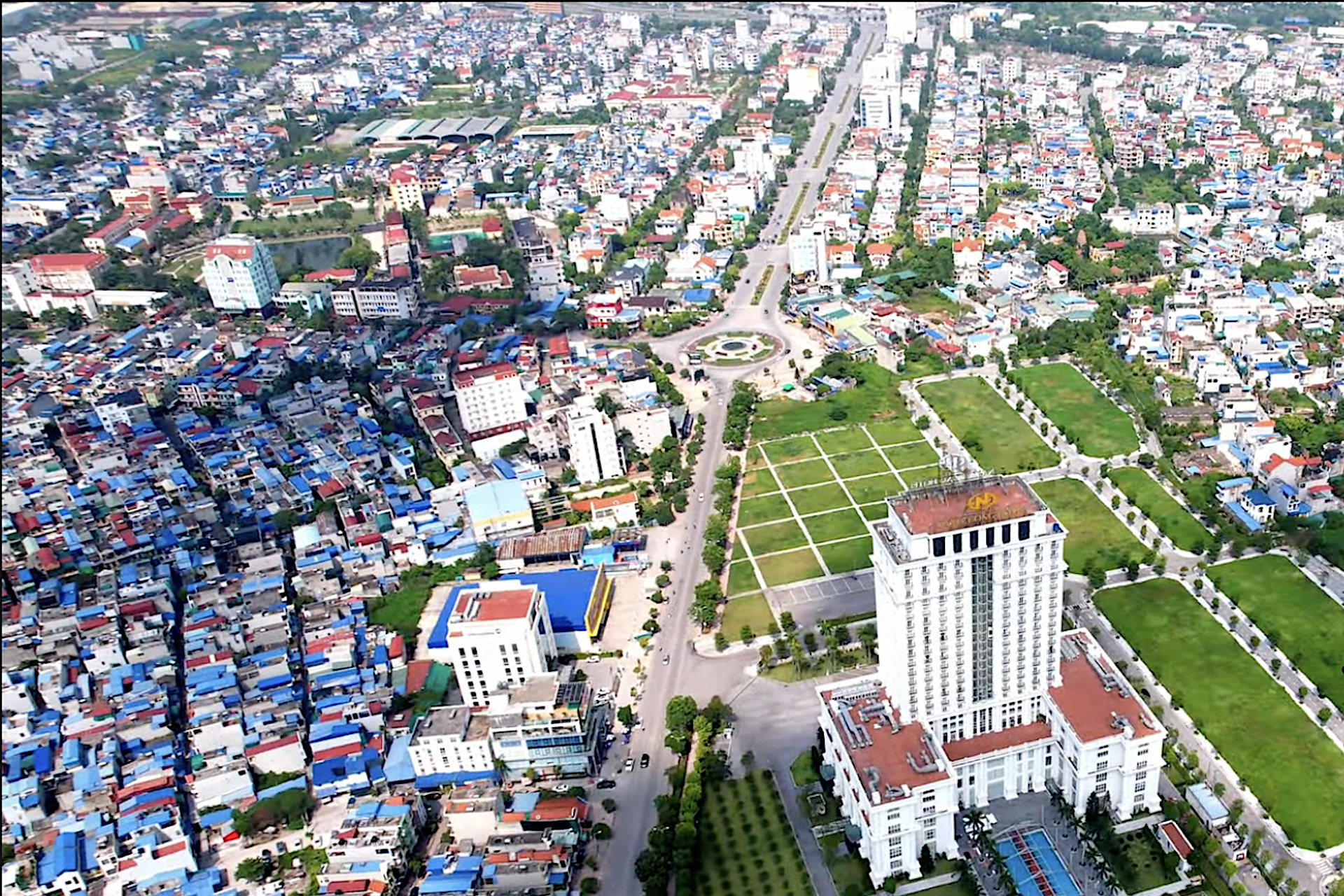 Kiến trúc nhà máy của thành phố Nam Định