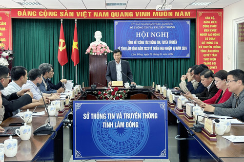 Sở TT&TT Lâm Đồng hợp tác với báo chí để làm cầu nối thông tin tới cộng đồng