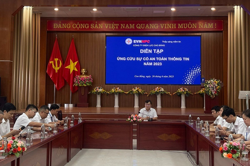 Cao Bằng tăng cường năng lực xử lý sự cố an toàn thông tin