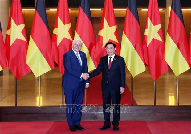 Top legislator meets with visiting German President