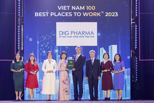 Dược Hậu Giang ‘tăng hạng’ tại Giải thưởng Viet Nam Best Place to Work 2023