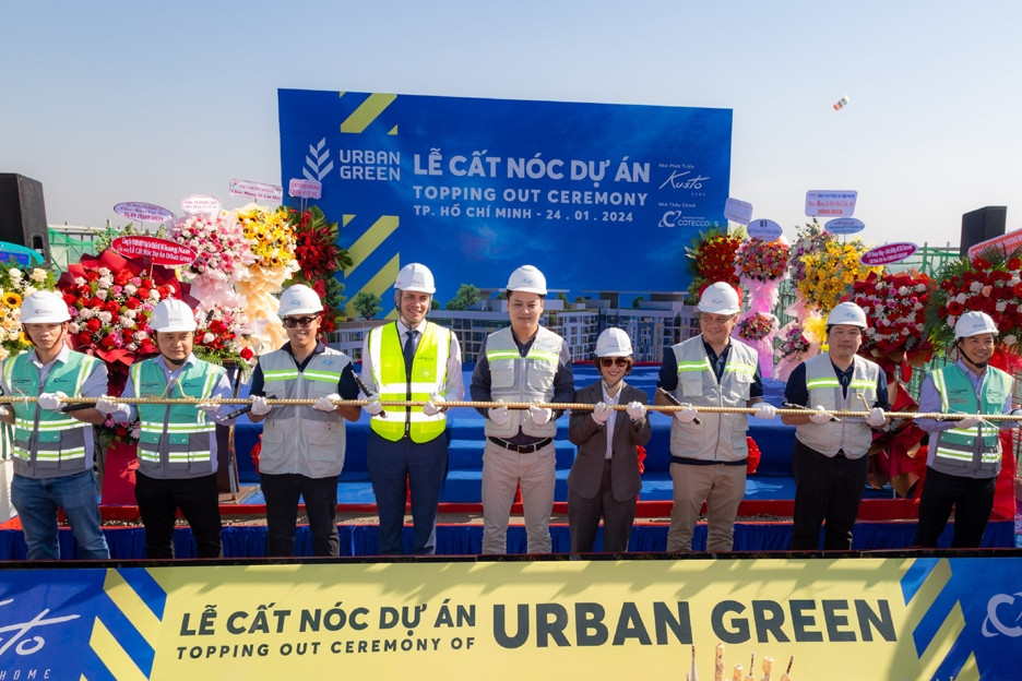 Cất nóc dự án Urban Green