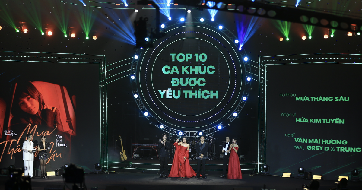 Gen Z pop singers scoop awards at Lan Song Xanh Music Awards 2023