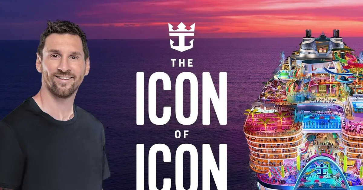 Đích thân Messi đặt tên cho du thuyền là Icon of the Seas (Biểu tượng của biển cả)