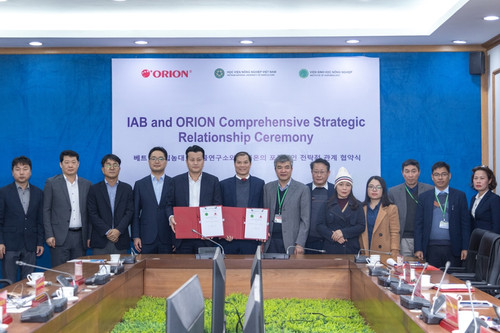 Orion hợp tác chiến lược cùng Viện sinh học Nông nghiệp