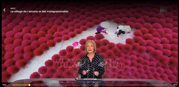 Vietnamese incense village shines in Belgian media hinh anh 1