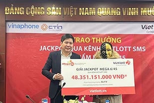 Doanh nhân trúng Vietlott hơn 48 tỷ 'không đọc tin, nghĩ chỉ là giải nhỏ'