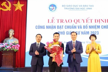 Trong 5 năm, Việt Nam có thêm 2.184 giáo sư, phó giáo sư được công nhận