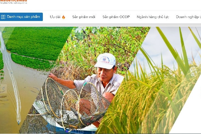 Cà Mau: đẩy mạnh tiêu thụ sản phẩm OCOP qua phiên chợ online