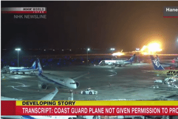 Nhật công bố tình tiết theo thời gian dẫn tới vụ cháy máy bay