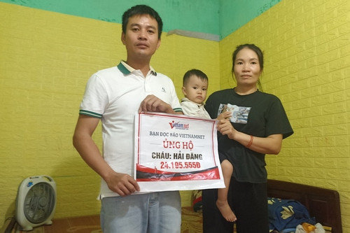 Hai hoàn cảnh khó khăn ở Thanh Hoá được bạn đọc ủng hộ gần 70 triệu đồng