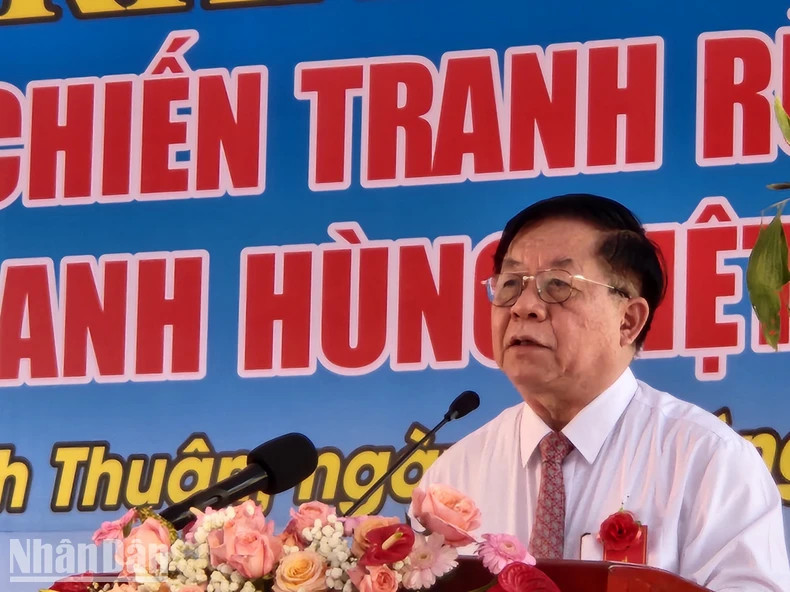 Kiên Giang: Khánh thành Khu chứng tích chiến tranh rừng tràm Bang Biện Phú và Đền thờ anh hùng liệt sĩ, người có công ảnh 1
