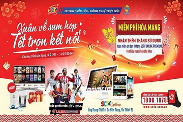 SCTV tung loạt ưu đãi đón Tết Giáp Thìn 2024