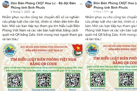 Nâng cao công tác tuyên truyền pháp luật ở biên giới nhờ ứng dụng công nghệ