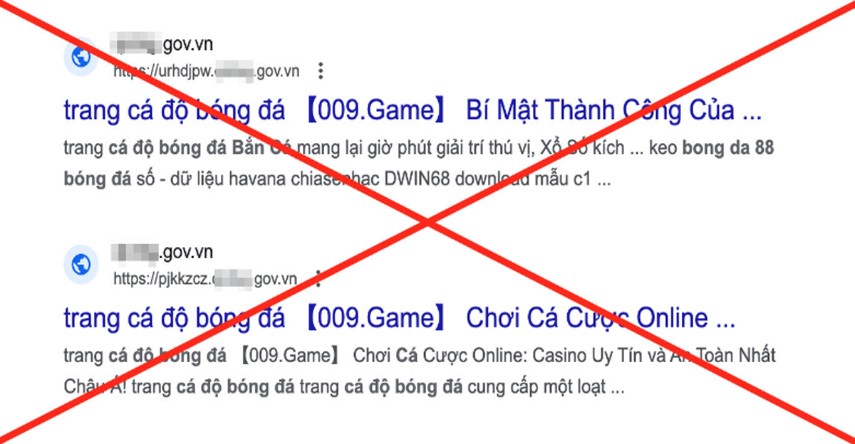 Thủ đoạn tấn công chèn backlink trên trang thông tin của cơ quan Nhà nước